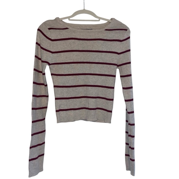 Striped cute sweater - prince&fox - long sleeve women’s size Large NWT! - Picture 1 of 6